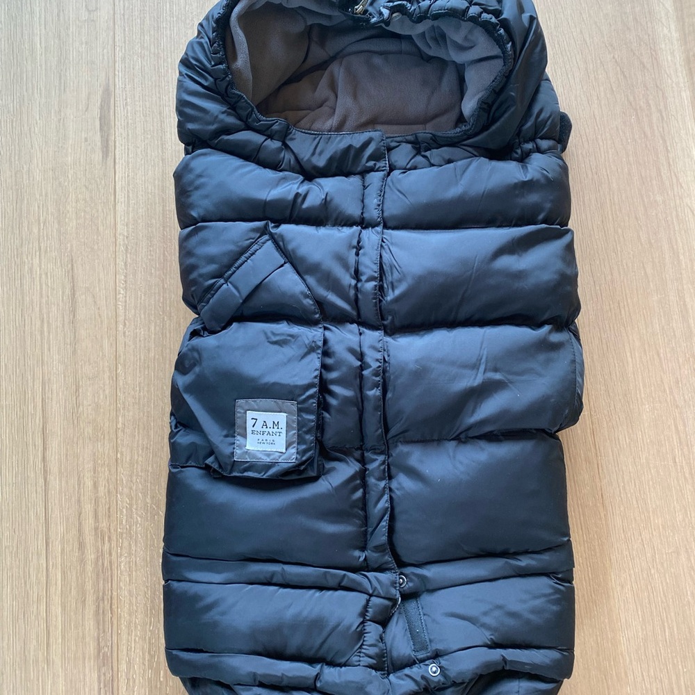7AM Enfant 212 Black Stroller Blanket